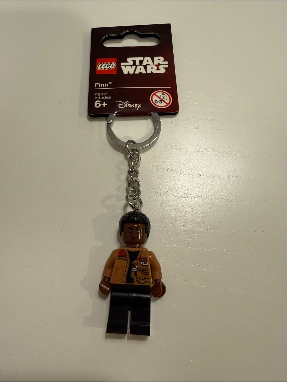 Lego Star Wars Finn Minifigure Keychain